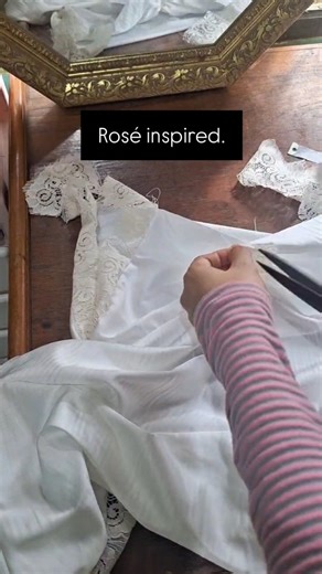 Modest by Room on Instagram: "Everything I need is on the ground... and in my sewing machine. 🌹🧵 #sewing #roomcomfortable #handmade #lingerie #indonesia"