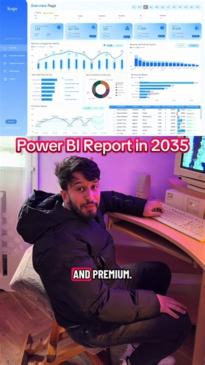 And yeah now comment ‘Power BI 2035’ and I will send you the link to this Premium Power BI Templates #powerbiforeveryone #powerbi #powerbitips #excel #dax
