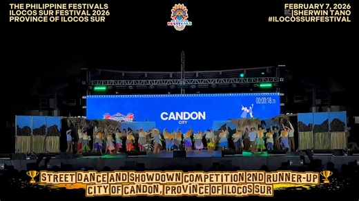 The Philippine Festivals | 𝗜𝗟𝗢𝗖𝗢𝗦 𝗦𝗨𝗥 𝗙𝗘𝗦𝗧𝗜𝗩𝗔𝗟 𝟮𝟬𝟮𝟲 Street Dancing and Showdown Competition 📍Province of Ilocos Sur | 📅 February 7, 2026 🏆 2ND RUNNER-UP: CITY OF VIGAN, PROVINCE OF ILOCOS SUR 🏆 Vigan City delivered a performance that made Ilocos Sur proud—strong, polished, and full of heart! Congratulations to the City of Vigan for securing 2nd Runner-Up at the Ilocos Sur Festival 2026 Street Dancing and Showdown Competition (February 7, 2026). From the streets to the sh