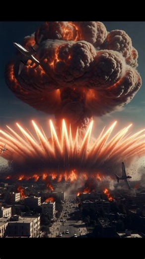 Massive Nuclear Explosion💥 ⚠️ | Most Powerful Blast Animation Ever#shorts #trending