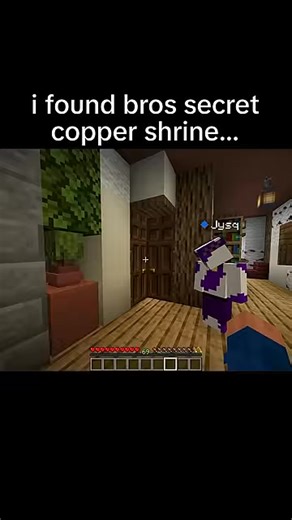 1.5K views · 11 reactions | i found bros secret copper shrine... | Tutorial the Mc | Facebook