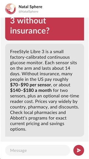 How much is Libre 3 without insurance?