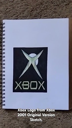 Xbox Logo from Xbox 2001 Original Version Sketch.