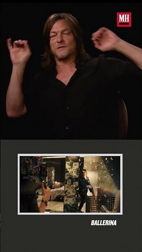 Norman Reedus gives the BTS behind Ballerina stunts #menshealth