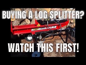 BUYING A HYDRAULIC LOG SPLITTER? - What You Need To Know