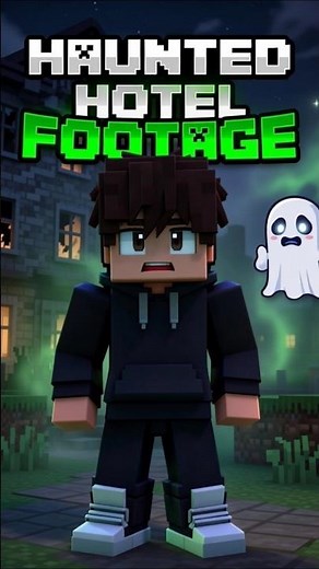 Haunted Hotel Minecraft Horror | Ghost Spotted in Night Vision Camera