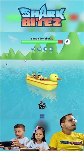 Cuidado com o TUBARÃO #sharkbite #roblox #gameplay