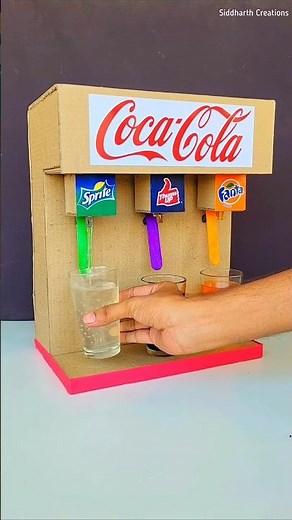 make Sprite vending machine #craftboxx #diyideas #craftideas #diycraft #sprite #Coca-Cola