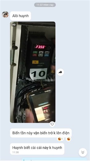 sửa thông số cài đặt của biến tần DELTA ME300 để chỉnh tần số bằng biến trở trên biến tần #dientonghop | Cuong Tran