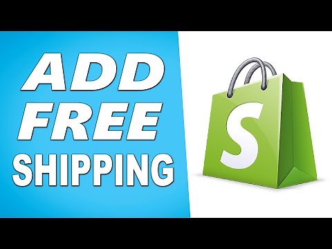 How to Add FREE Shipping on Shopify (2025)