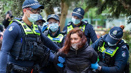 Victoria Police incapable of dealing with anti-lockdown protests, report finds