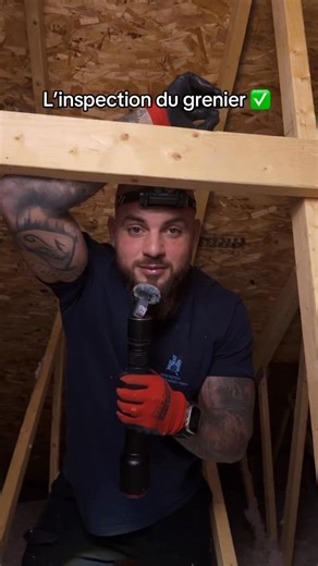 Petit tour du grenier en 1 minute 👀 Je vais faire une vidéo pour chaque point bientôt. y’a trop de choses importantes là-dedans pour tout couvrir d’un coup 😅 #Inspection #Grenier #ConseilsMaison #Inspecto #Immobilier | Inspecto