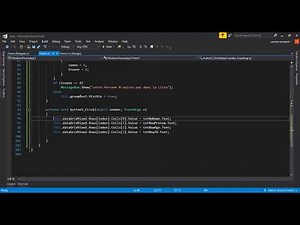 4 - Update button (Csharp) - DataGridView C#