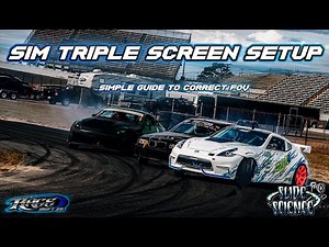 Triple Screen Sim Racing Setup Made Easy | 6 Steps for Perfect Drift & Racing FOV