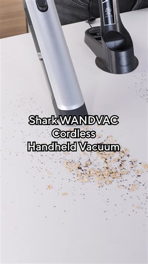 Clean spills and hard-to-reach spaces with the Shark WANDVAC Cordless Handheld Vacuum w/ Scrub Brush 🫧 Tap the 🔗 on @qvchsnplus to watch shop "Weekly Streaming Deal" 🛍️ | QVC Plus HSN Plus