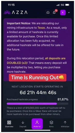 AZZA Miner-Time is running out‼️ #azza #azzaminer #passiveincomeph