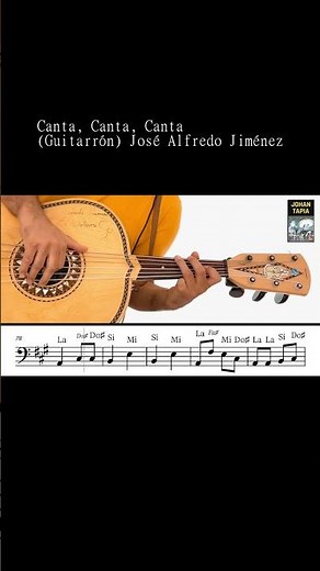 Canta, Canta, Canta (Guitarrón) José Alfredo Jiménez #Mexico #Mariachi #Guitarron #JohanTapia