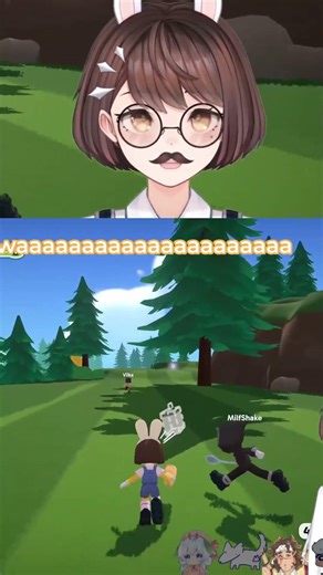 she CHEATS in Super Battle Golf ? #vtuber #shorts