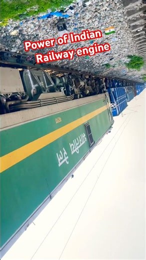 Power of Indian 🇮🇳 Railway engine #train #railwaycontent #railwaycontent #trainvideo