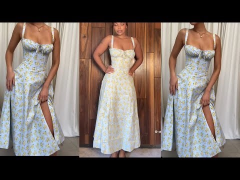 How To Draft a Milkmaid Dress Pattern | Easy Sundress Tutorial