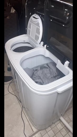 Segawe Mini Twin Tub Portable Washing Machine – Compact Washer and Spin Dryer with 13 lbs Capacity