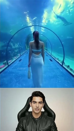 Paani Ke Neeche Le Jaane Wala Escalator! China Ka Unreal Aquarium 😳🦈