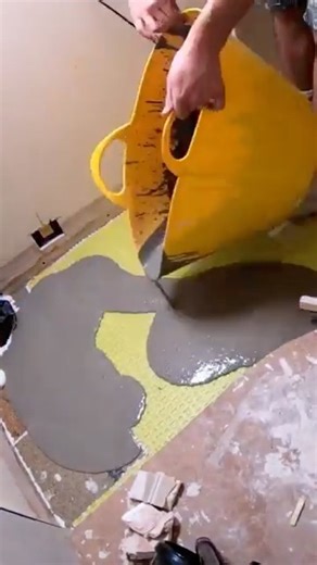 How We Installed Self Levelling Compound