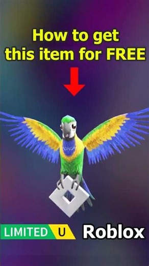 FREE ITEMS LIMITED - HOW TO GET ITEM Roblox Juca Arararinha #roblox #freeitems #ugc