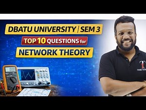 Network Theory DBATU University | Question Bank | Toshib Tutorials
