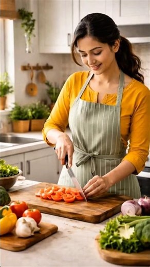 Home Cooking in a Peaceful Kitchen