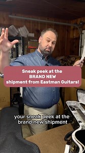 19 reactions · 3 comments | FIRST LOOK at the BRAND NEW shipment we just got in from Eastman! #guitar #guitars #newguitars #eastman #eastmanguitars | The Acoustic Shoppe | Facebook