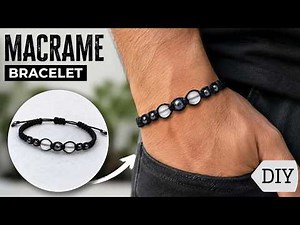 Easy Cool Men's Bracelet at Home / Bracelet Tutorial for Beginners