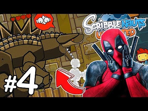 DEADPOOL VS GODZILLA #4 | Scribblenauts Unlimited