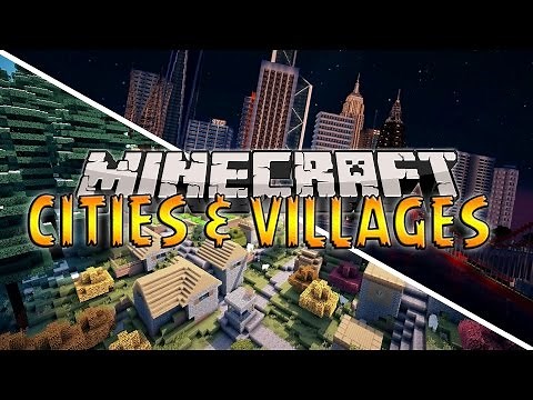 Instant Structures Only One Command - CITIES AND VILLAGES! (Minecraft Only One Command)