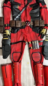 The vintage Deadpool 3 suit, complete with accessories, is available at a special price of $1190, with a bonus offer including armor and boots. #deadpool #deadpool3 #deadpoolsuit | Pipospidey