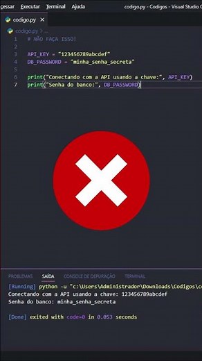Por que usar .env nos seus projetos? #python #programação