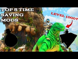 Top 5 FREE Mods that will save you HOURS of grinding in Ark Survival Ascended!!