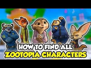 How To Find ALL ZOOTOPIA CHARACTERS In Roblox Find The Zootopia 2!