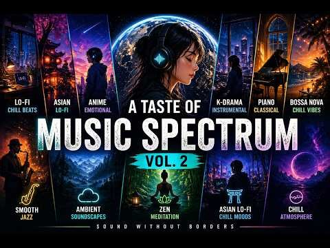 A Taste of Music Spectrum Vol 2 🌙 Chill, Focus & Relaxing Instrumental Music