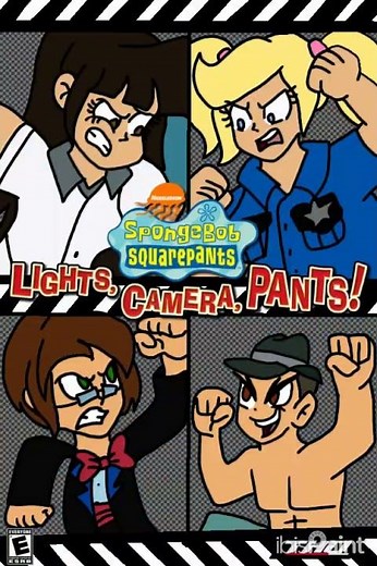 SpongeBob SquarePants Lights Camera Pants By Cartoon Fan 2002