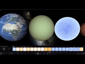 Objects, Stars, and Solar Systems Size Comparison V2