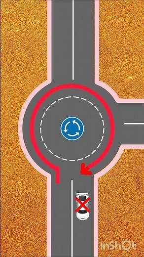 How to Use a Roundabout Correctly | Simple Driving Tips for Beginners#traffic