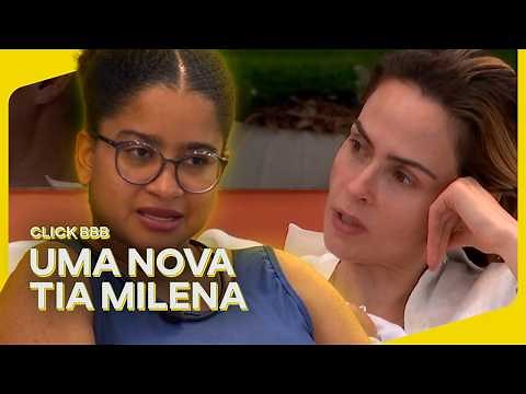 Milena tells Ana Paula and Juliano that she found herself throughout BBB | Click BBB | BBB 26 | G...