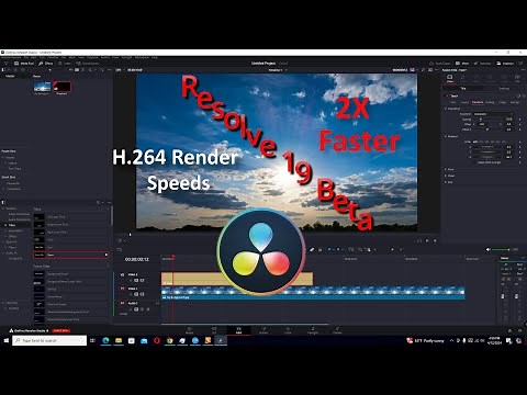 Resolve 19 Beta vs Resolve 18.6.6 Render Speed Test