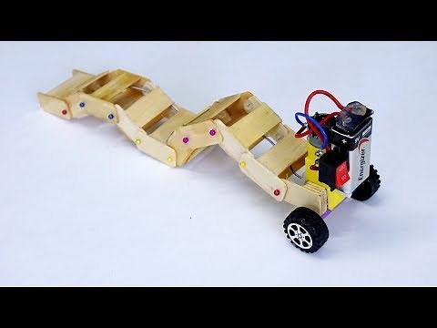 How to make a Robot Snake with DC Motor