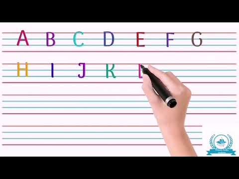 A write A, ABC Writing Song | A to Z Writing Practice for Kids | Teacher & Kids Voices