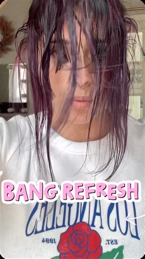 1.2K views · 38 reactions | Had the urge to cut a wispy fringe with my kitchen scissors (don’t judge me) #wispyfringe #hairtutorial #hairinspo #hairideas #fringerestyle #bangstutorial #haircare | Roxana Phillips | Facebook