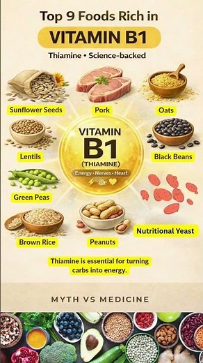 Top 9 Foods Rich in Vitamin B1 (Thiamine) | Science-Backed