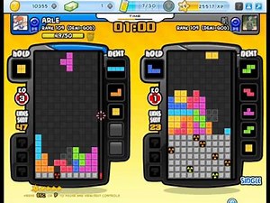 Tetris Battle (Facebook) - Ranking up to Rank 110! (Battle 2P)