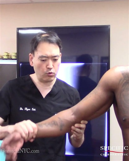 His Swollen Tennis Elbow Needed This